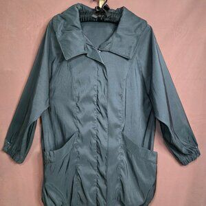 Micra Pac Designer Wear Raincoat Jacket Green